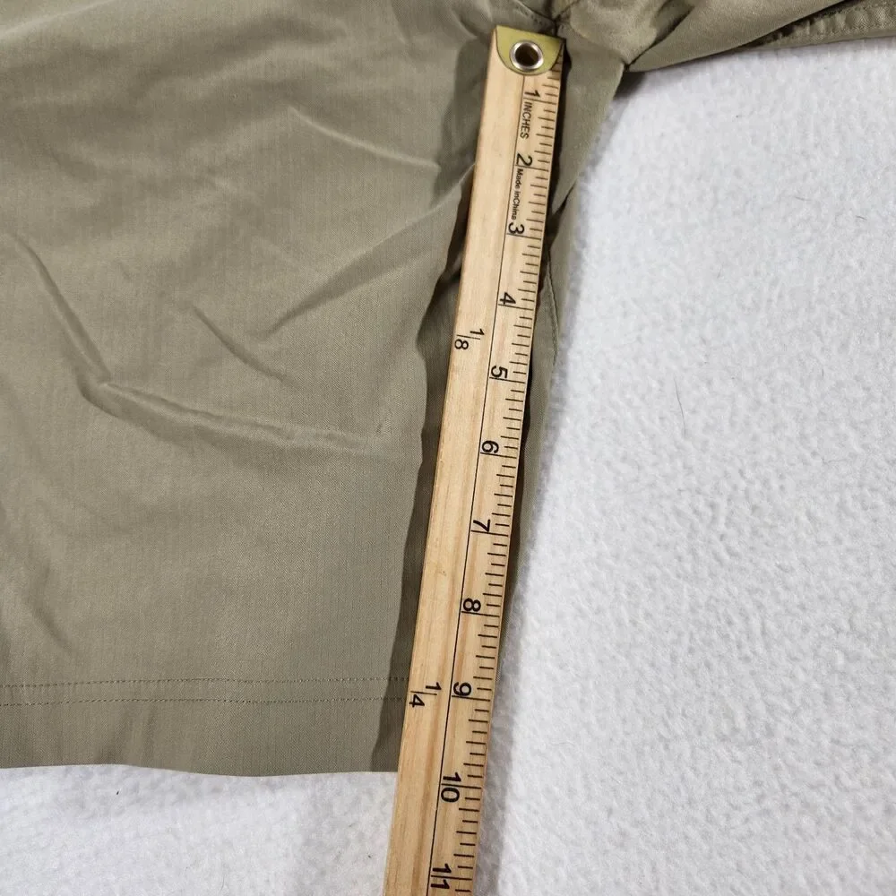 Nike Golf Tiger Woods Collection Shorts Mens 32 Khaki Tan Flat Front Outdoor
